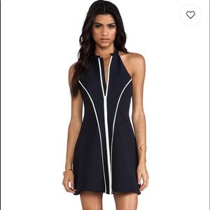 Finders Keepers Now or never dress in dark navy